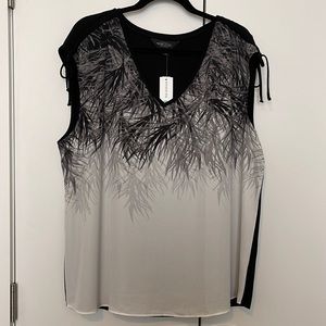 Michel Studio Obrian Knit Back top NWT